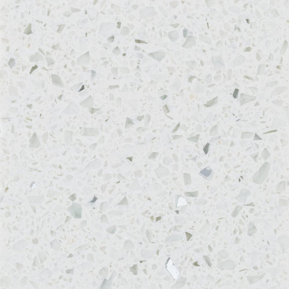 sparkling white quartz countertops