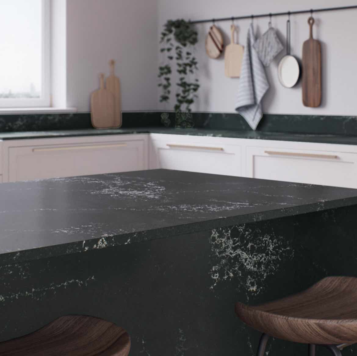 Noir Black Quartz Countertop