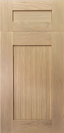 White oak shaker cabinet