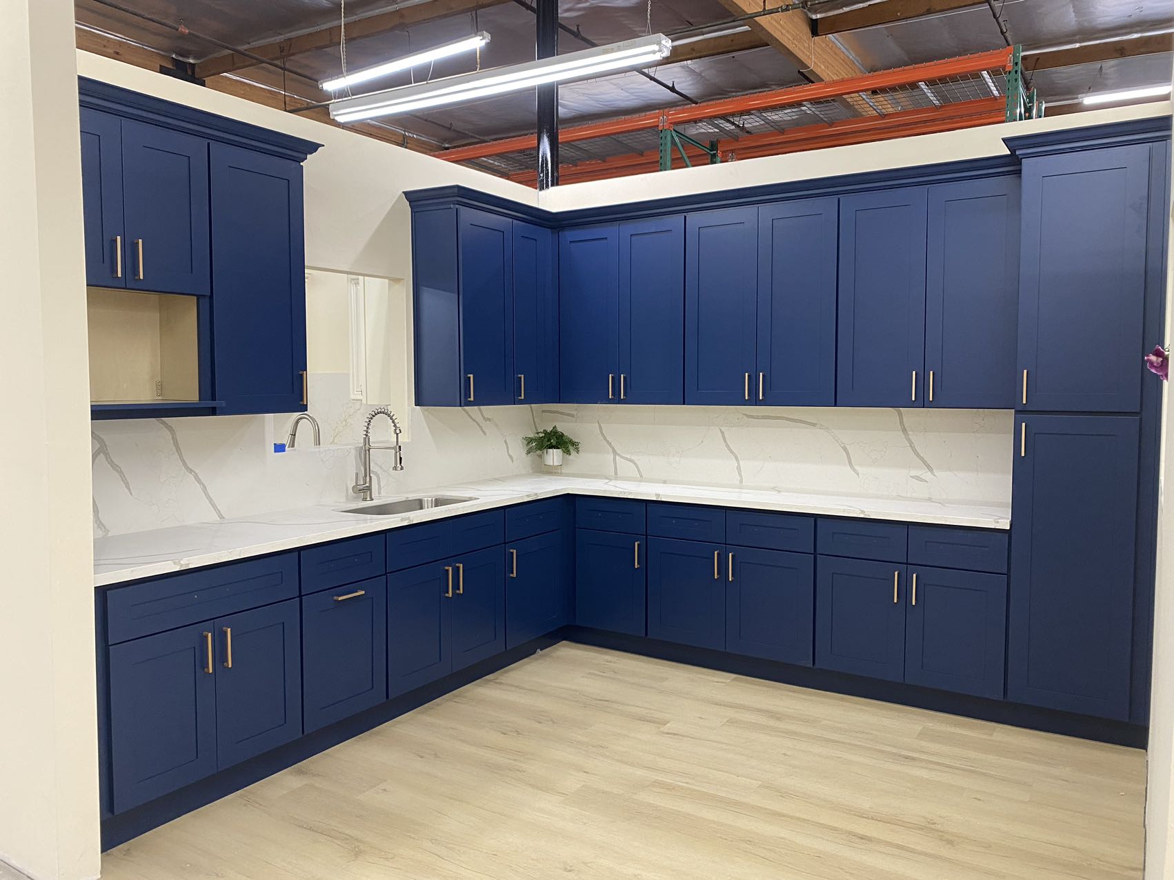 Blue Shaker  RTA Kitchen cabinets