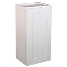White Shaker Single Door Wall Cabinet 12'X30'