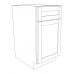 Gray Shaker Single Door Base Cabinet 15 X34.5 Gray Shaker:GB15 ECS Cabinetry