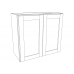 White Shaker Wall Cabinet 30’X36’ White Shaker:WSW3036 ECS Cabinetry