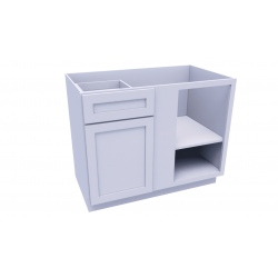 Gray Shaker Base Blind Cabinet 42 X34.5 Gray Shaker:GBBC42 ECS Cabinetry