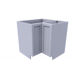 Gray Shaker Lazy Susan Cabinet 36 X34.5 Gray Shaker:GLS36 ECS Cabinetry