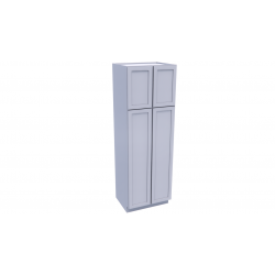 Gray Shaker Tall Pantry 24’X96’X24’ Gray Shaker:GWP2496 ECS Cabinetry