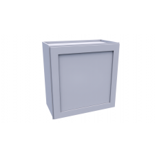 Gray Shaker Wall Cabinet 12’ W X 12’ H X 12’ D 