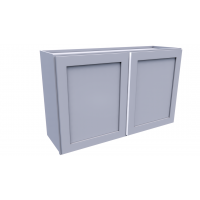 Gray Shaker Single Door Wall Cabinet 15'X30'