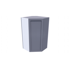 Gray Shaker Single Door Wall Cabinet 24'X42'