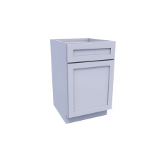 Gray Shaker Base Trash Can Cabinet Only 18’ 