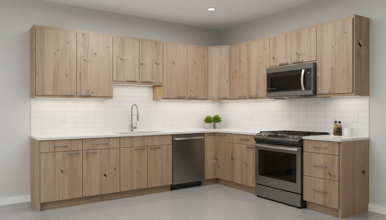 Bern Marron Panel Kitchen Cabinets