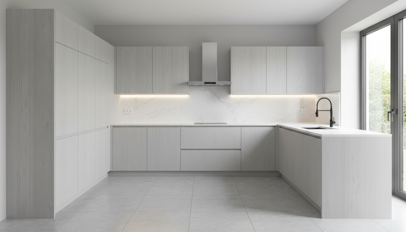 Lviv Marron Panel Kitchen Cabinets