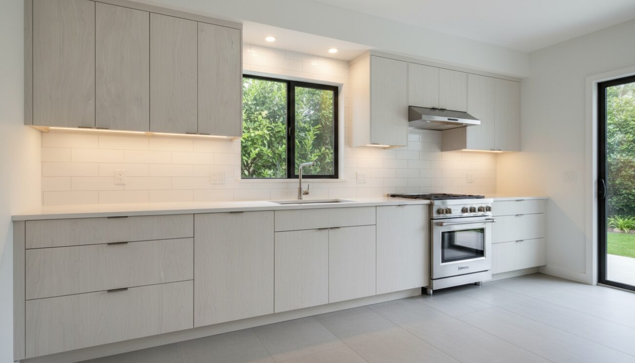 Sund Maple Panel Kitchen Cabinets