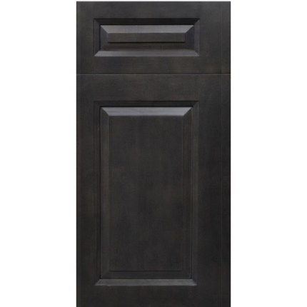 Charcoal Raised Panel Kitchen Cabinets