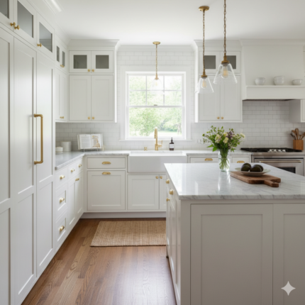 White Shaker Kitchen Cabinets