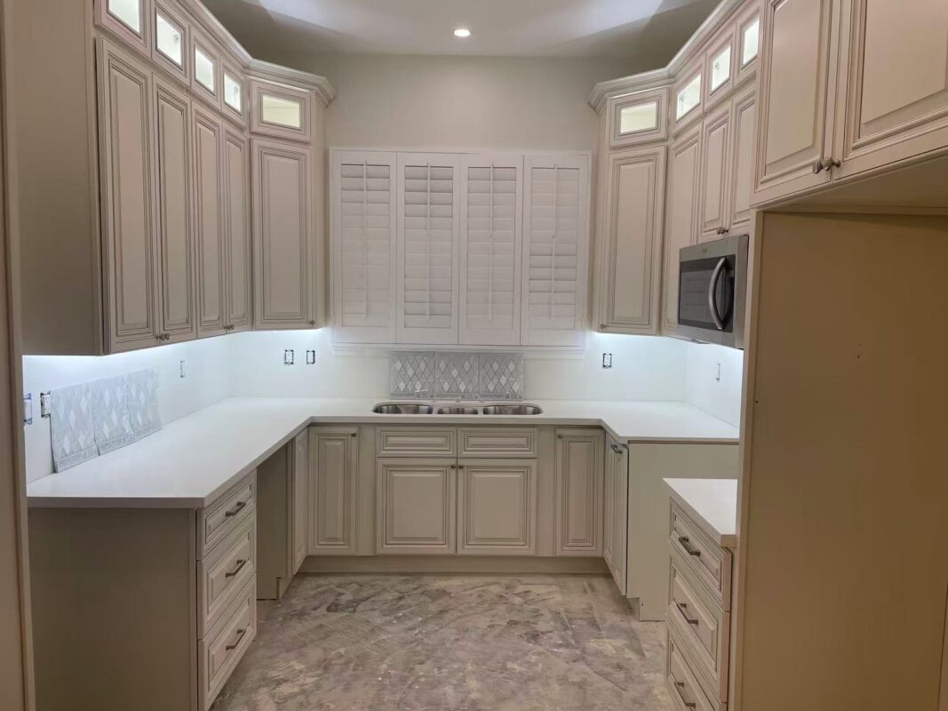 Antique White Kitchen Cabinet