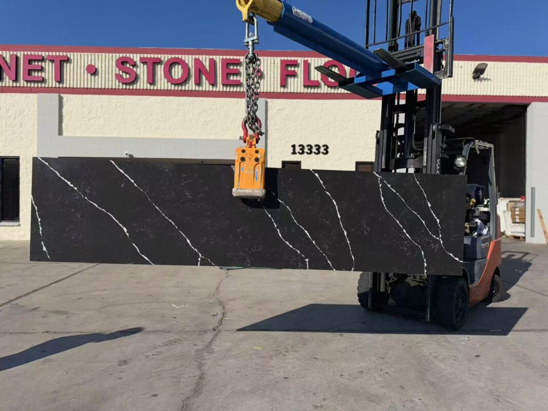 Midnight Black quartz countertop