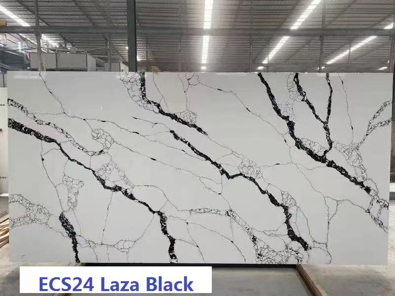 ECS24 Laza Black quartz countertop